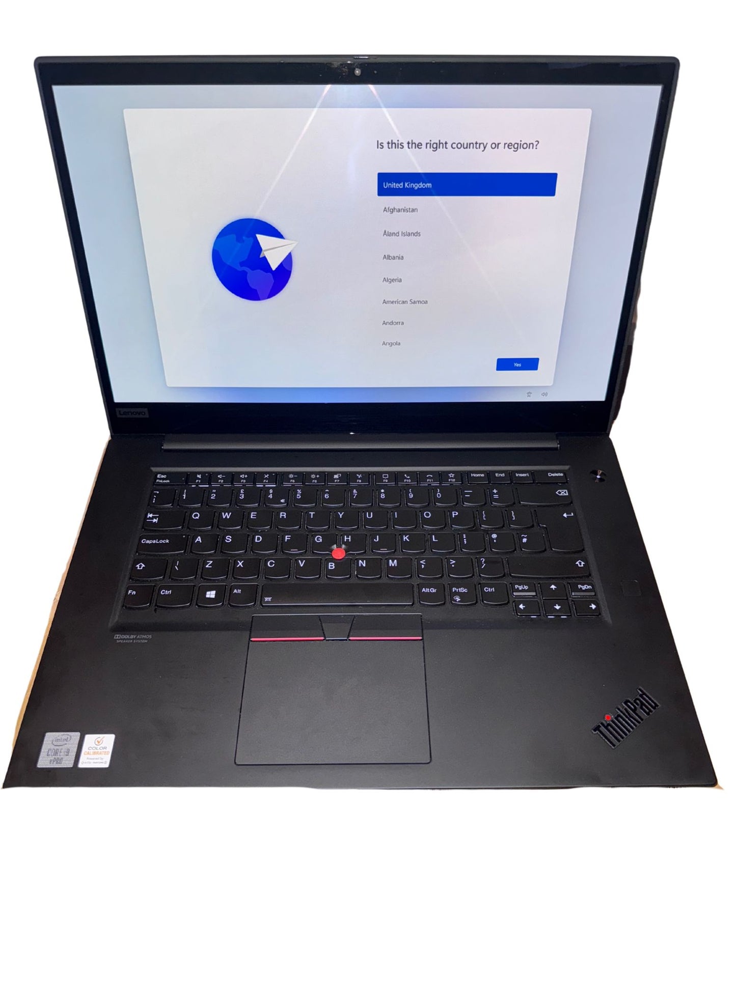 Lenovo Thinkpad X1 Extreme Gen 3 - Intel i9-10885H/64GB Ram/1TB SSD - Windows 11